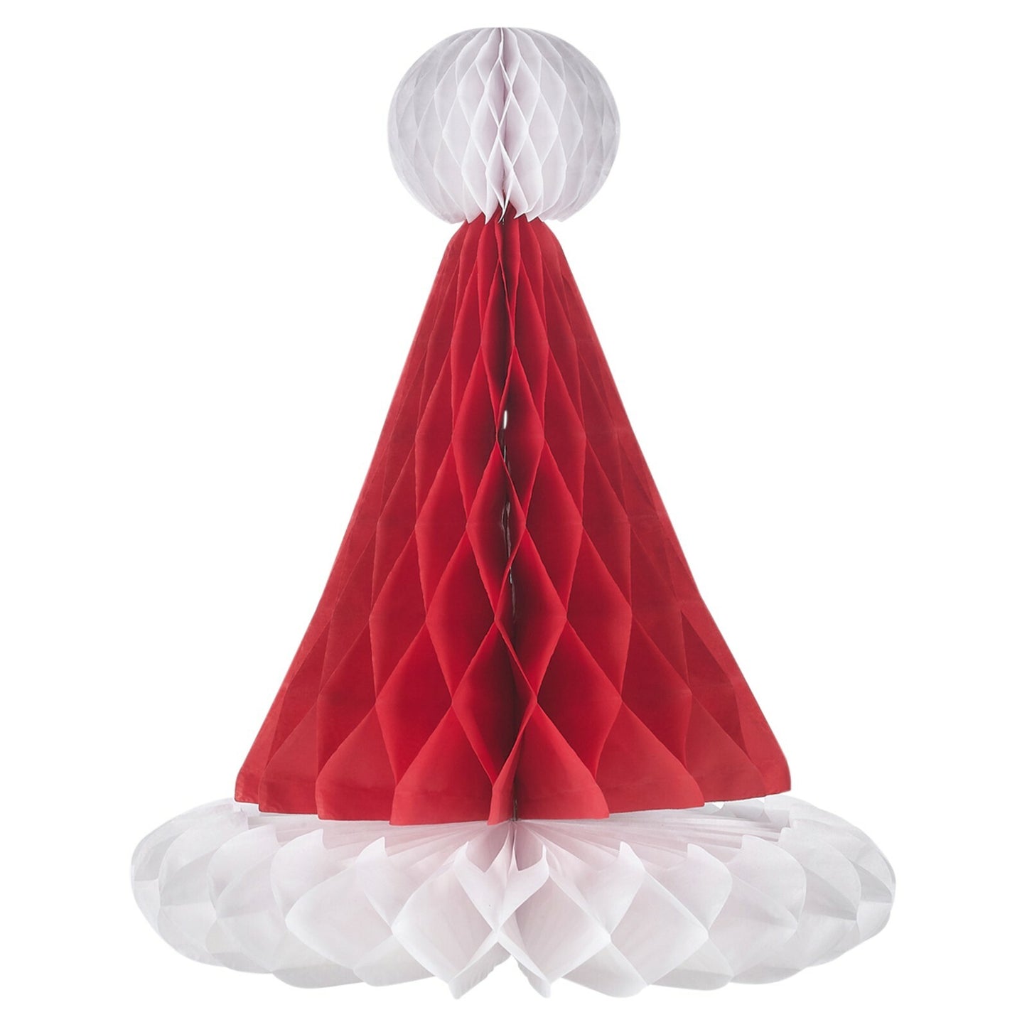2 Decorative Christmas Honeycomb Christmas Tree Tissue Hanging Santa Party D?Cor