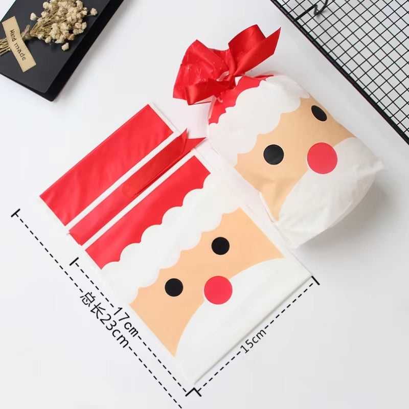 Christmas Gift Bags Cookie Bag Christmas Bag Presents Santa Candy Gift Box Packaging Christmas Decorations New Year Present