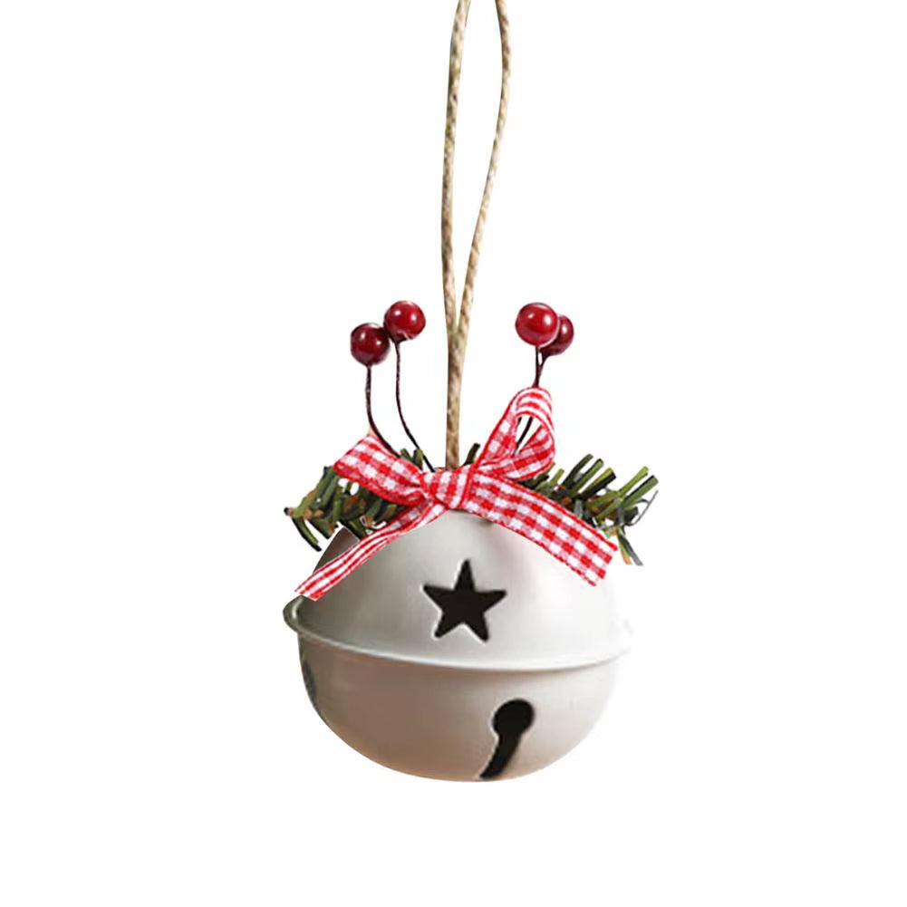 Christmas Bell Jingle Bells Metal Bell Ornament Tree Hanging Pendant for Christmas Decorations New Year Party Kids Toys #W0