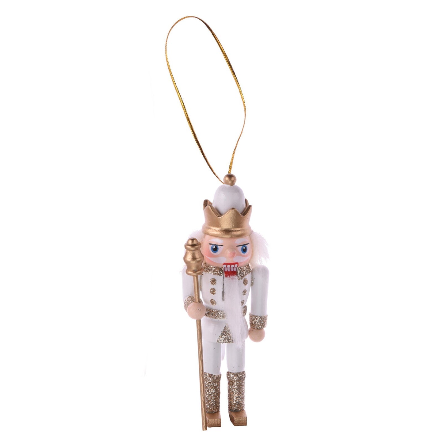 Christmas Nutcracker Soldier 3 Wooden Nut Cracker Xmas Tree Festive Ornament Dec