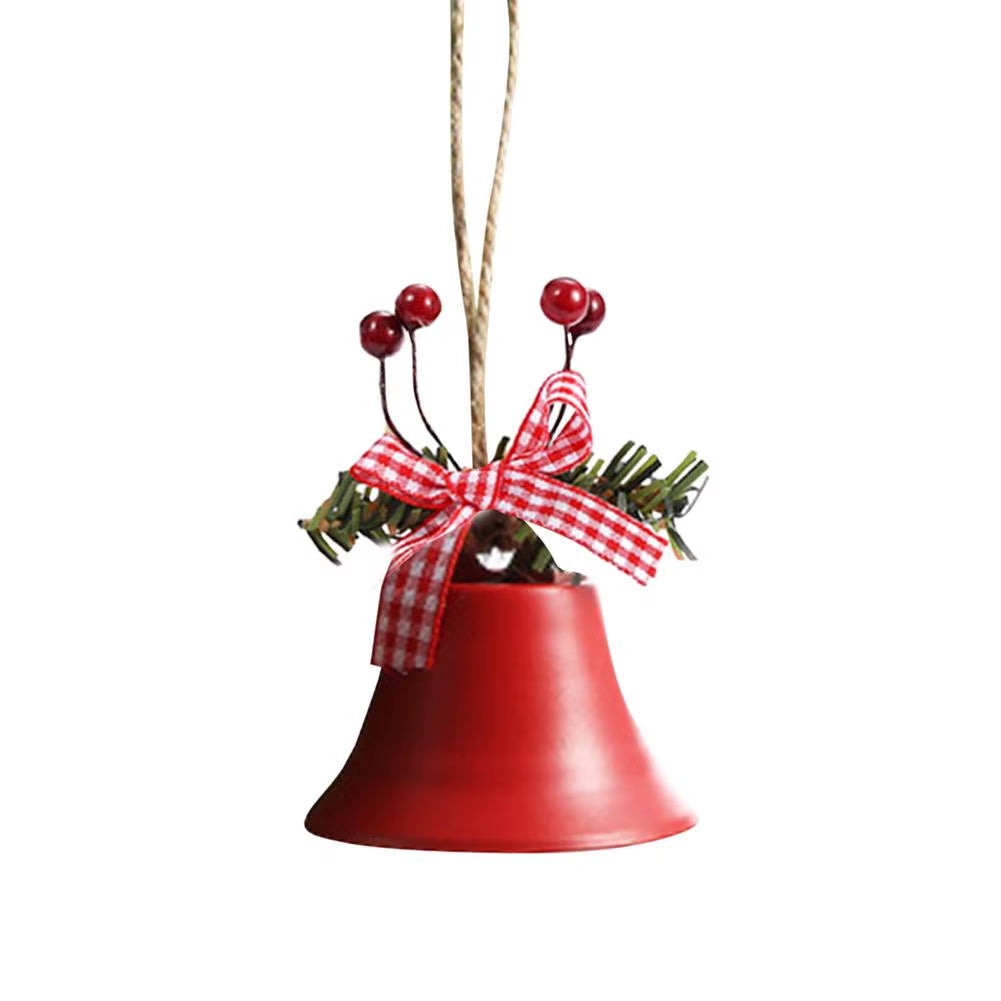 Christmas Bell Jingle Bells Metal Bell Ornament Tree Hanging Pendant for Christmas Decorations New Year Party Kids Toys #W0