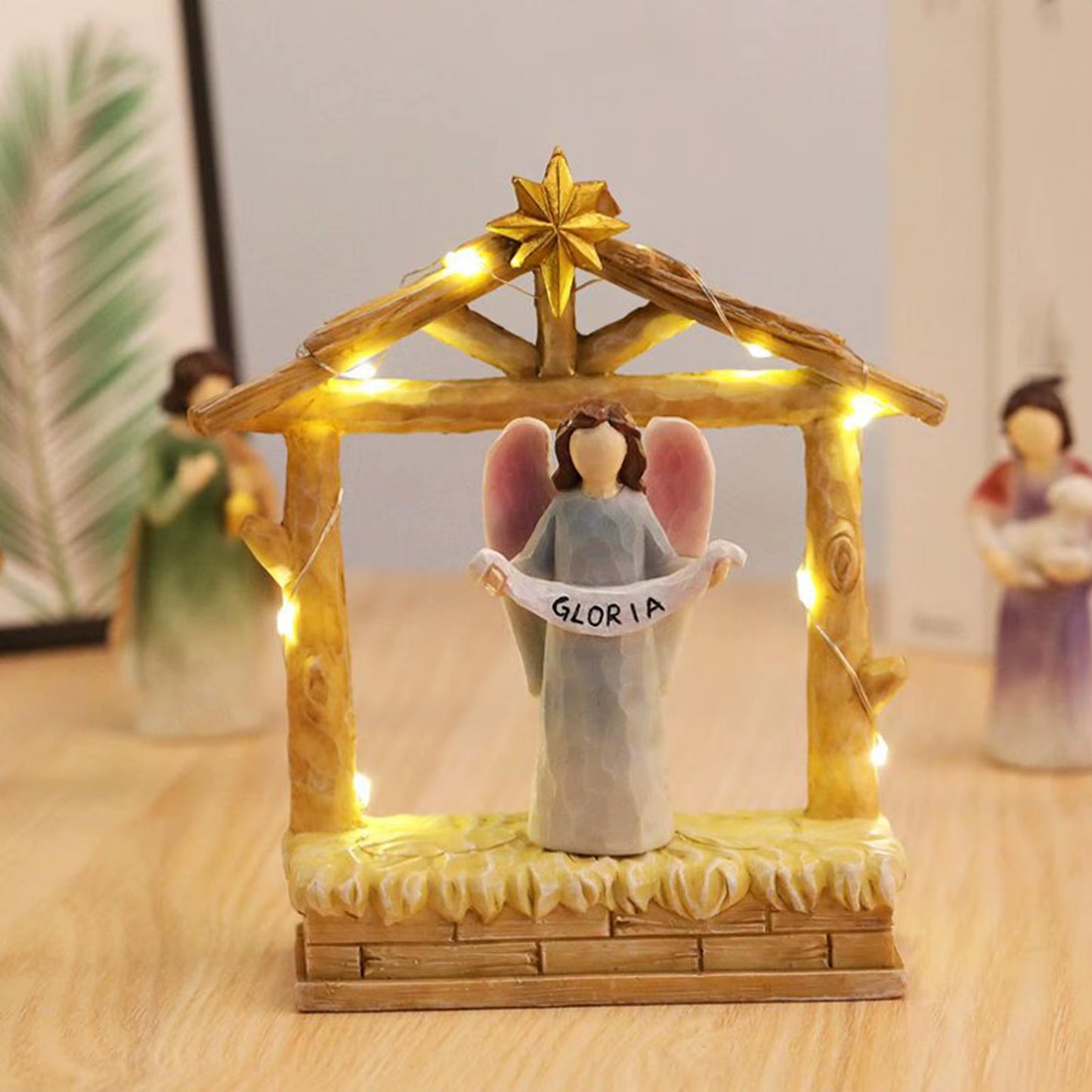 12 Pieces Figurines Christmas Decorations for Indoor Christmas Nativity Scene Nativity Scene Jesus Decor Miniature Figurines