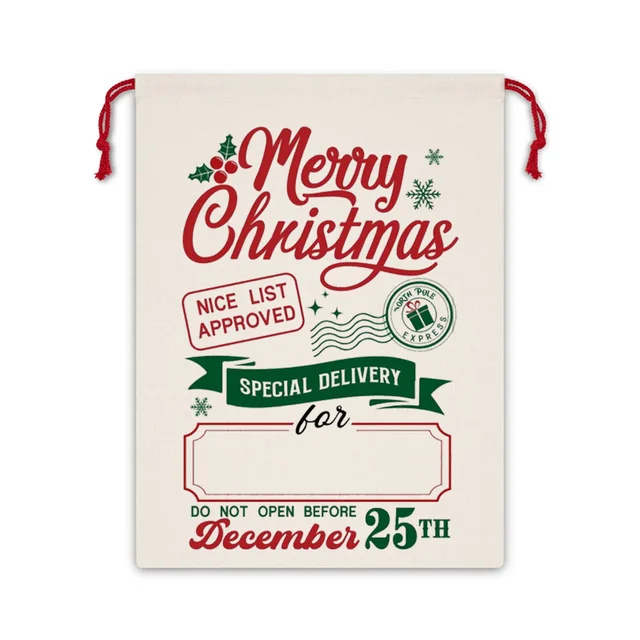 Small Personalised Santa Sack