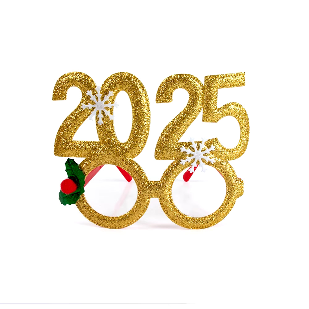 Christmas Decorations 2025 Christmas Glasses Frame Adult Kids Gift Santa Snowman Glasses Christmas Xmas Decor 2024 New Year Noel
