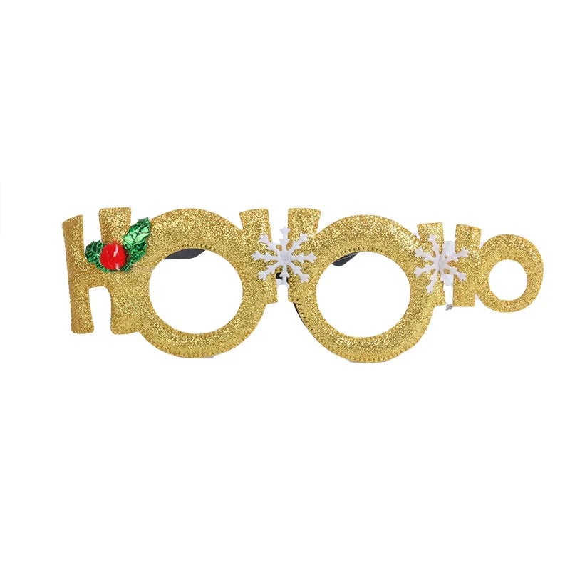Christmas Decorations 2025 Christmas Glasses Frame Adult Kids Gift Santa Snowman Glasses Christmas Xmas Decor 2024 New Year Noel