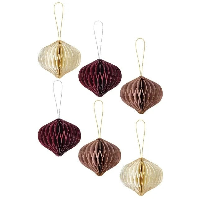 Honeycomb Ball Tree Decorations