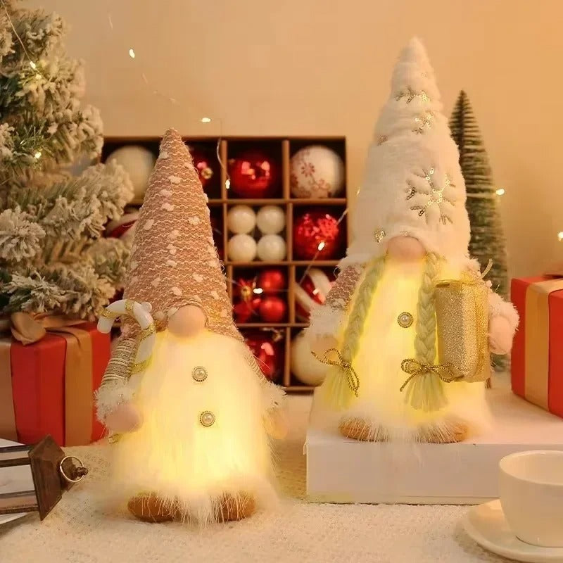 Christmas Gnome Ornament with Led Light