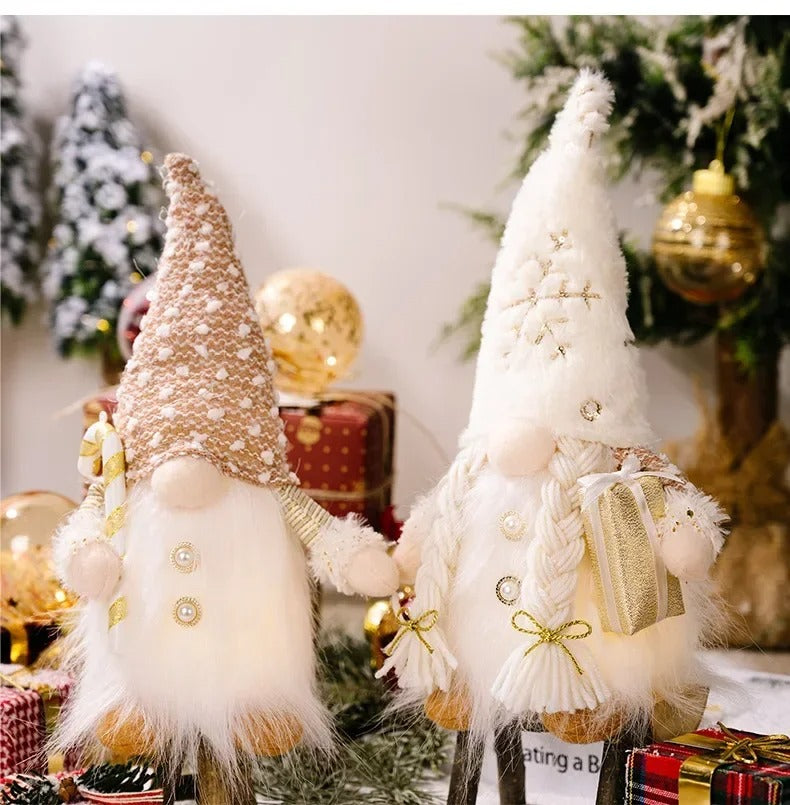 Christmas Gnome Ornament with Led Light