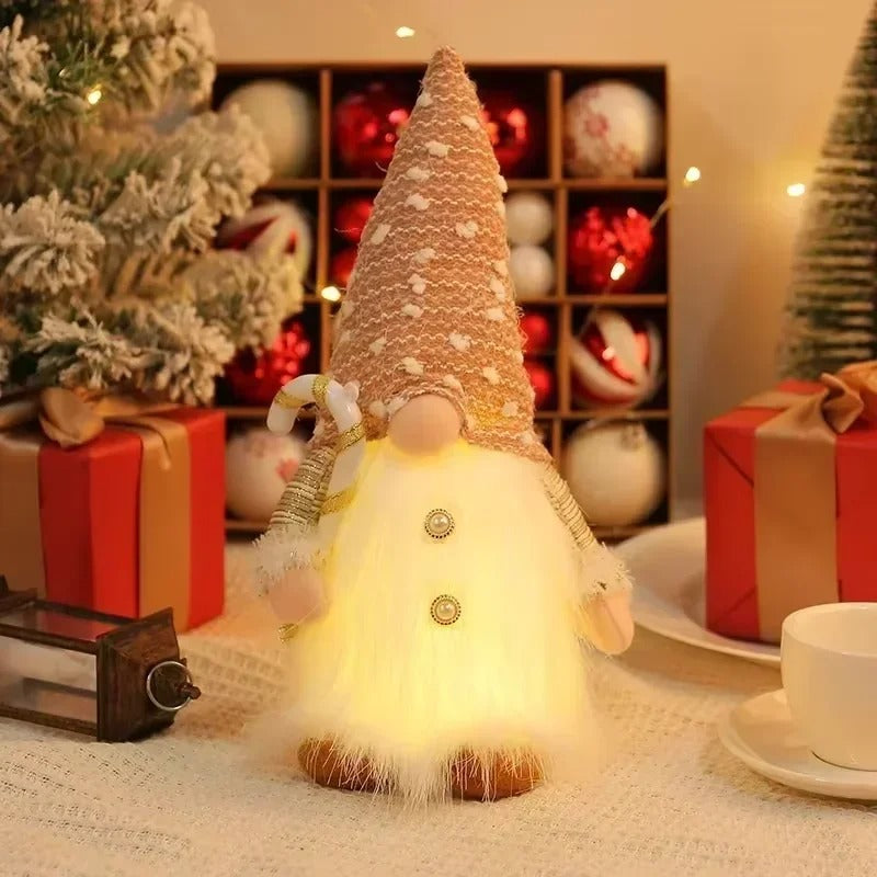 Christmas Gnome Ornament with Led Light