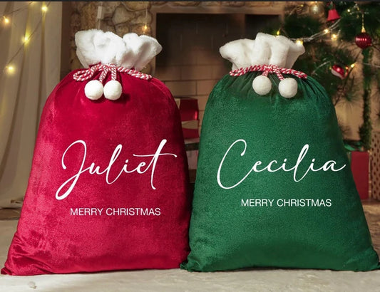 Large Personalised Santa Sack