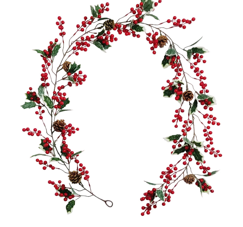 Christmas Fruit Rattan Artificial Plants, Holiday Party Decor, Wedding Decorations, Christmas Tree, Fake Floral, 2M