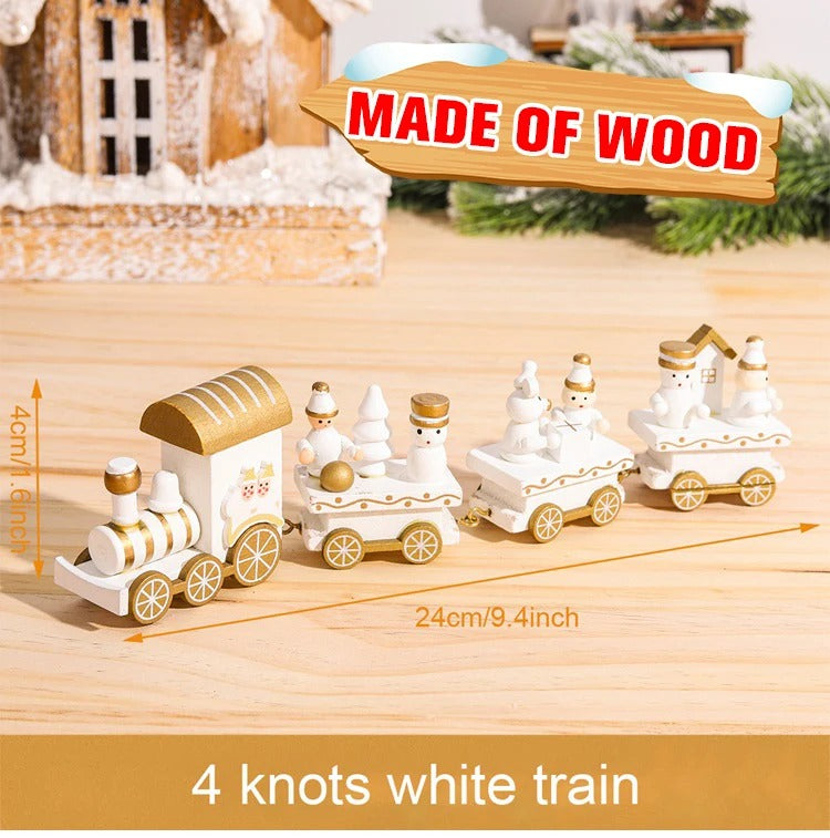 Wooden Christmas Train