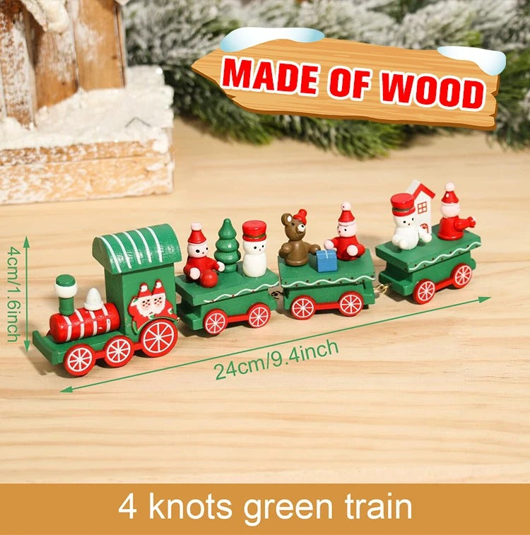 Wooden Christmas Train