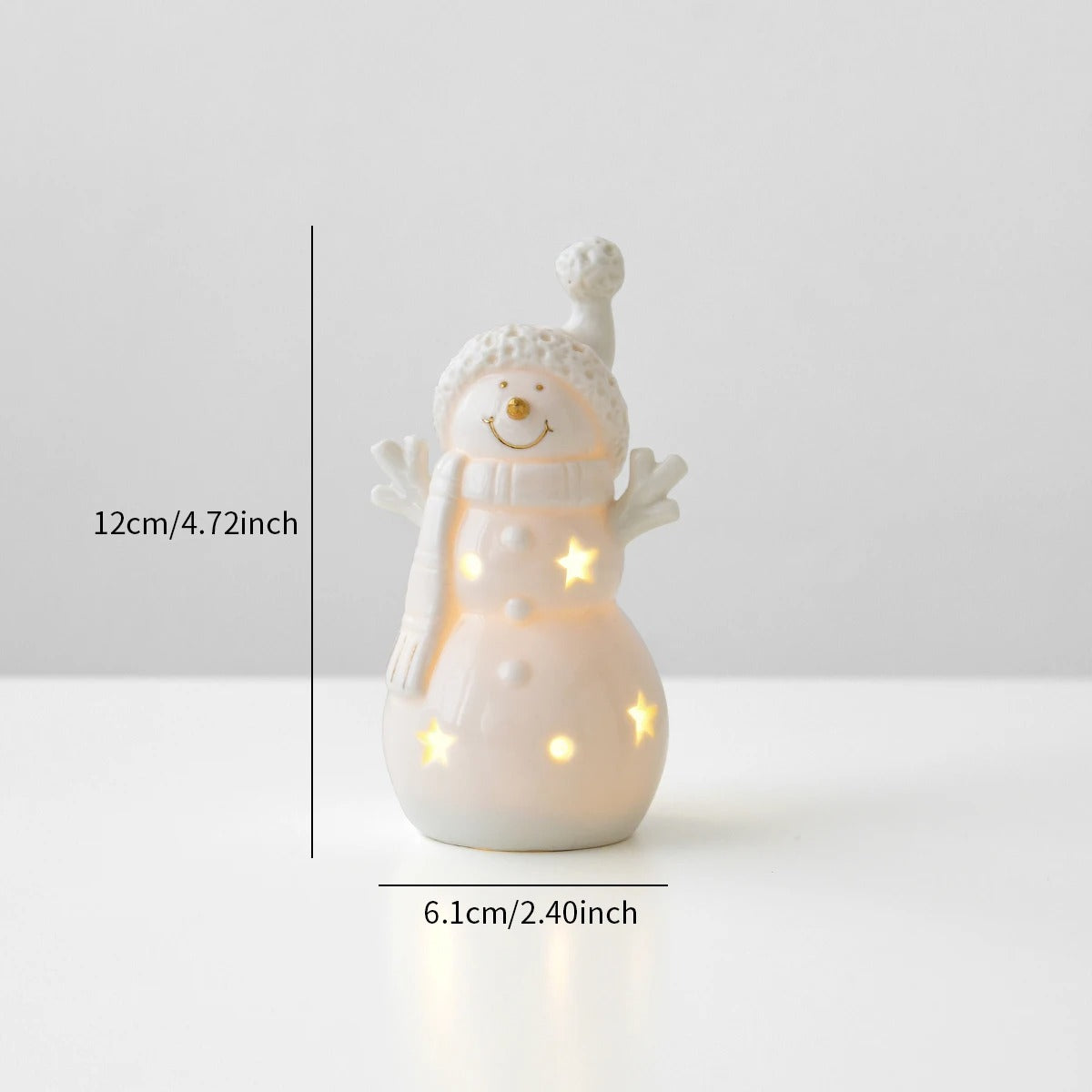 Light-up Ceramic Ornaments