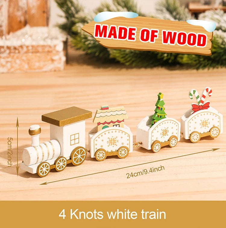 Wooden Christmas Train