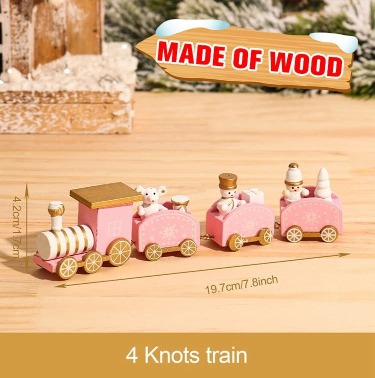 Wooden Christmas Train