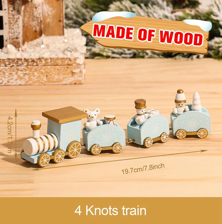 Wooden Christmas Train