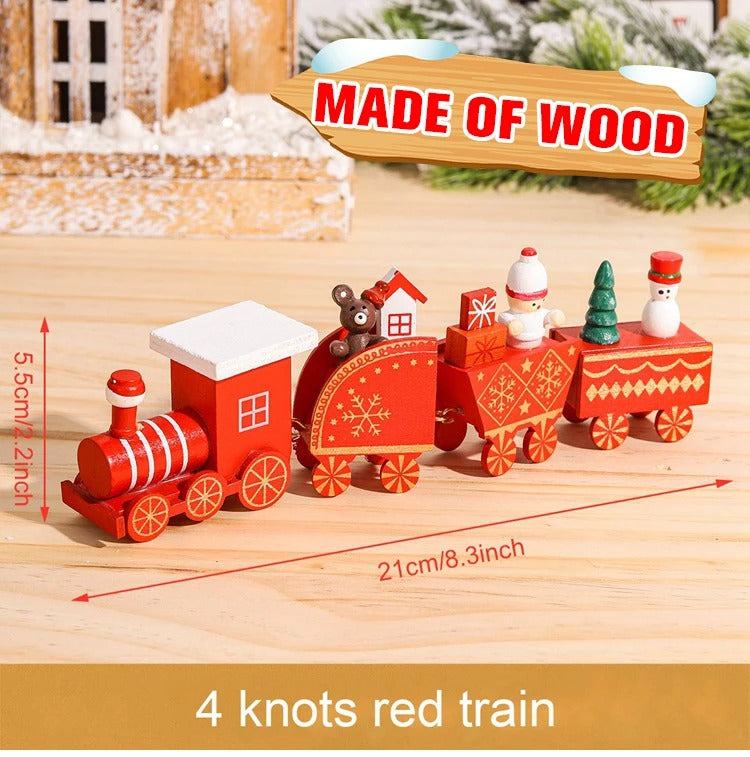 Wooden Christmas Train