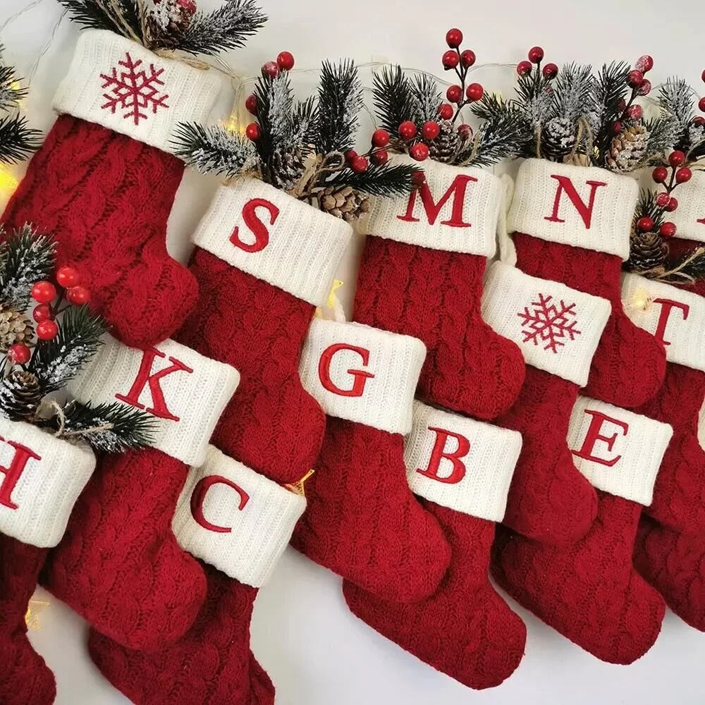 Personalised Letter Christmas Stocking