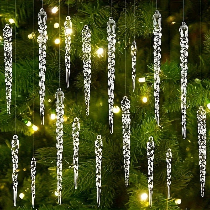 Icicle Christmas Tree Decorations