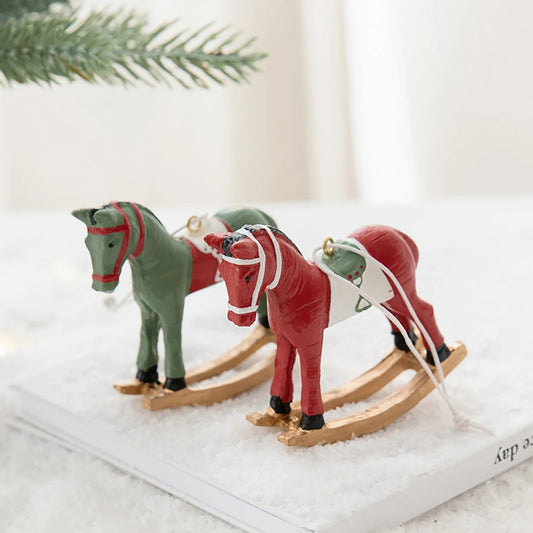 Rocking Horse Christmas Tree Decoration