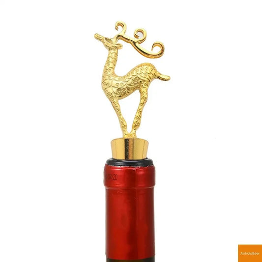 Christmas Reindeer Wine Stopper