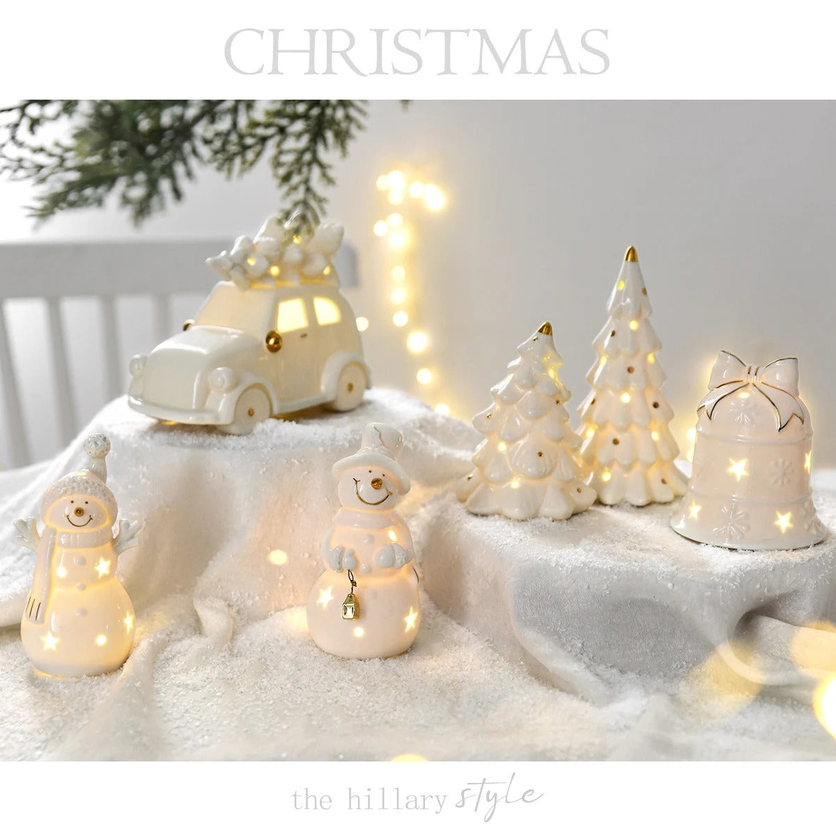 Light-up Ceramic Ornaments