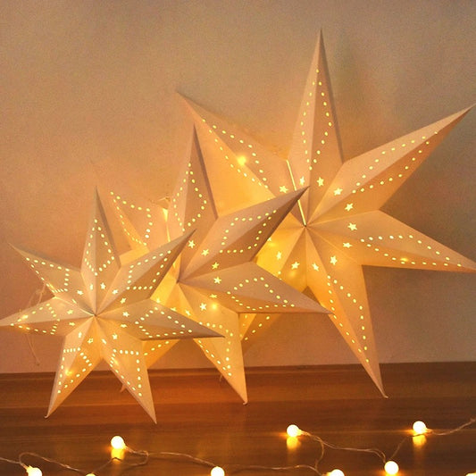 Paperboard Star Hanging Pendant