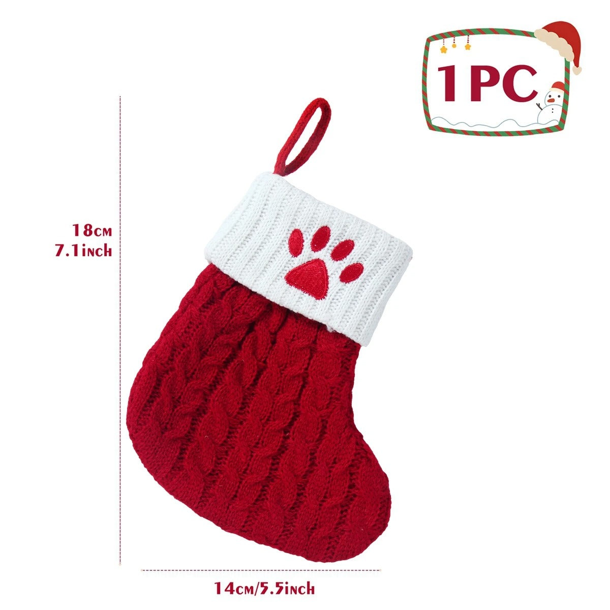 Personalised Letter Christmas Stocking