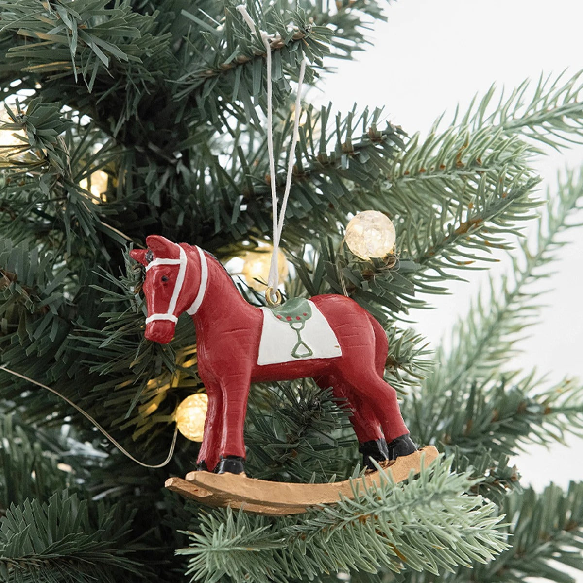 Rocking Horse Christmas Tree Decoration