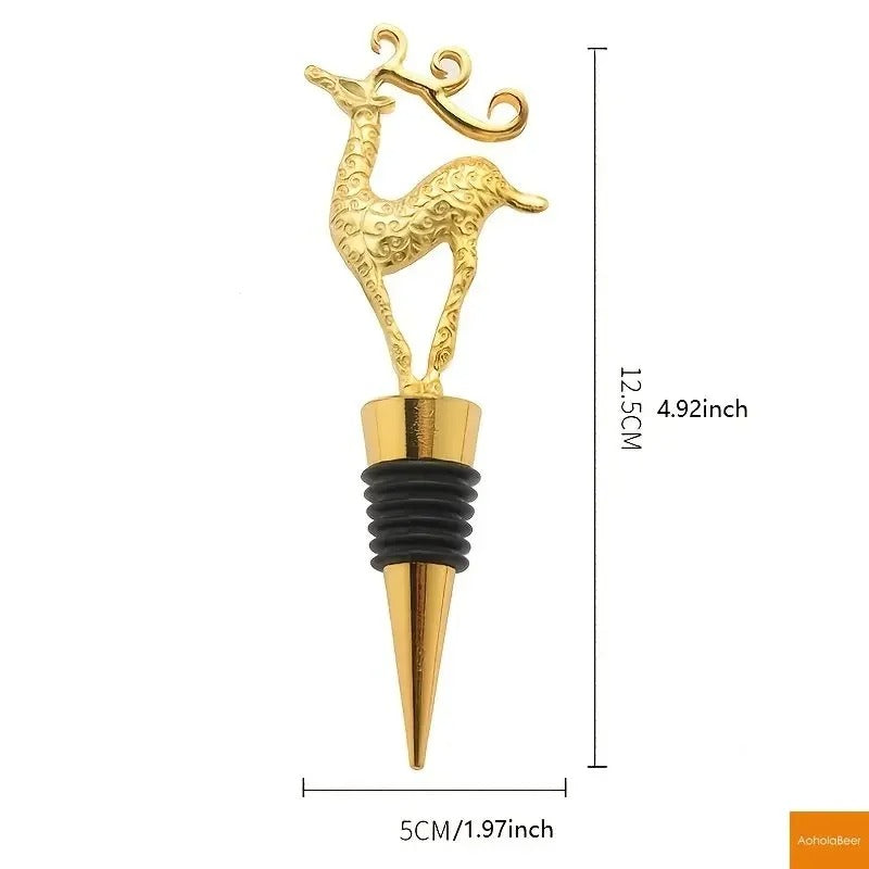 Christmas Reindeer Wine Stopper