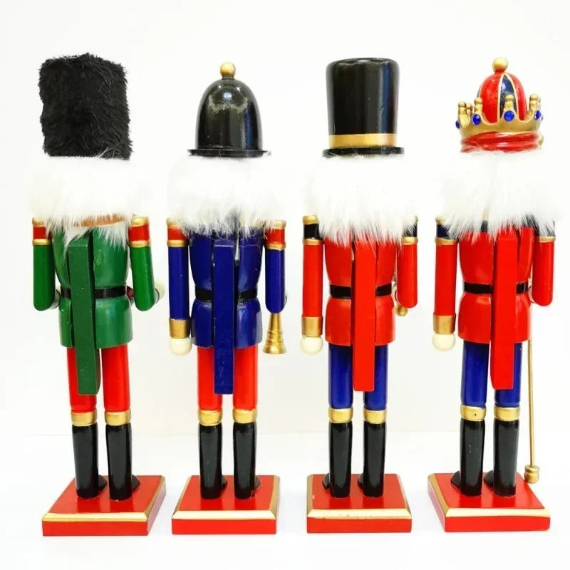 Hand-Painted Wooden Nutcracker Ornaments