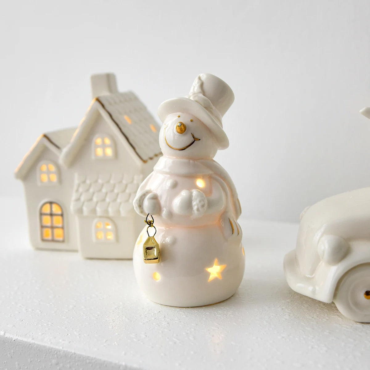 Light-up Ceramic Ornaments