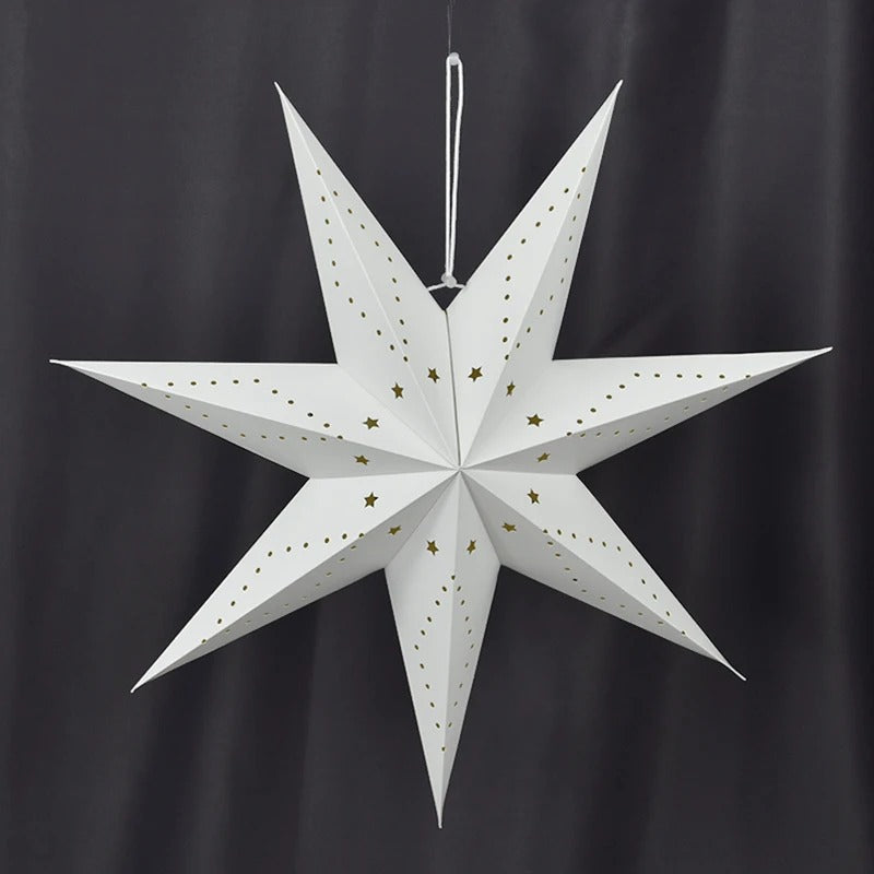 Paperboard Star Hanging Pendant