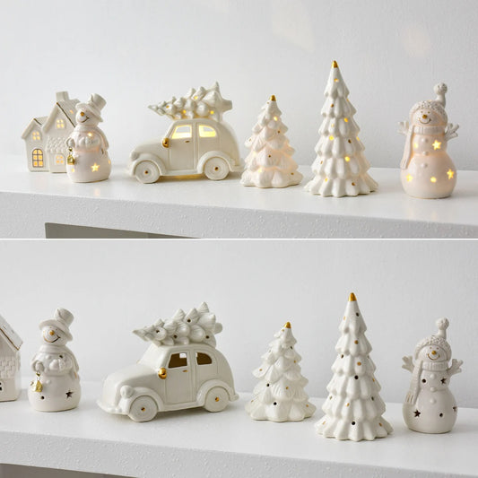 Light-up Ceramic Ornaments