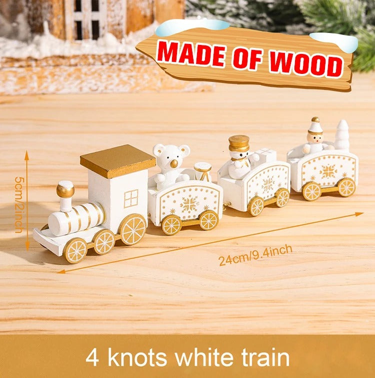 Wooden Christmas Train