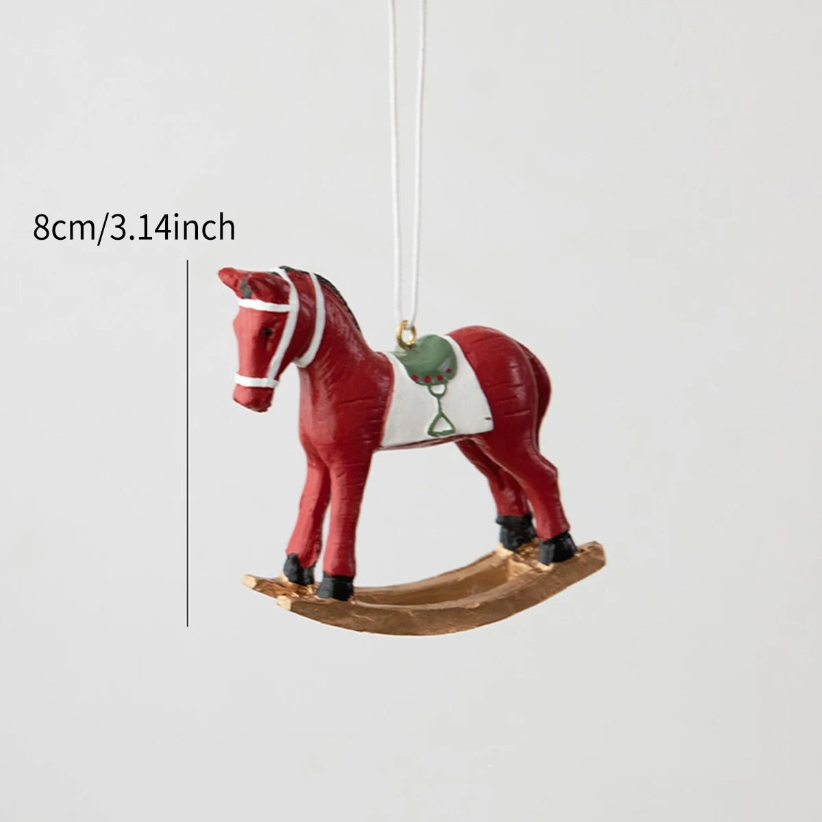 Rocking Horse Christmas Tree Decoration