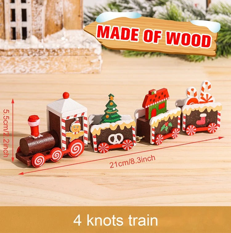 Wooden Christmas Train