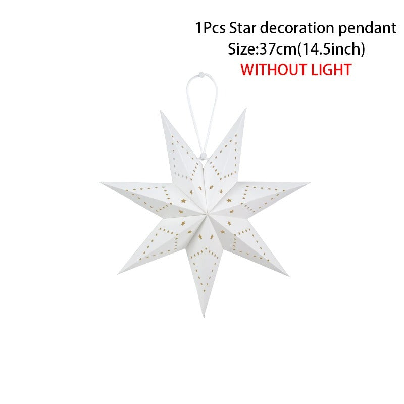 Paperboard Star Hanging Pendant