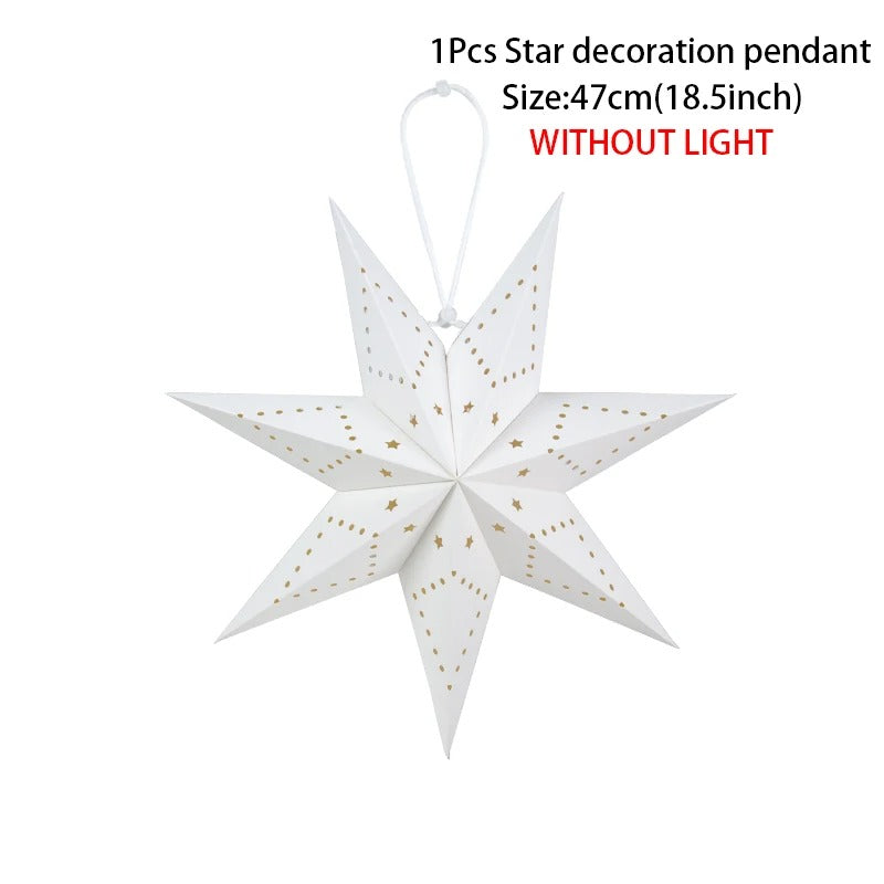 Paperboard Star Hanging Pendant