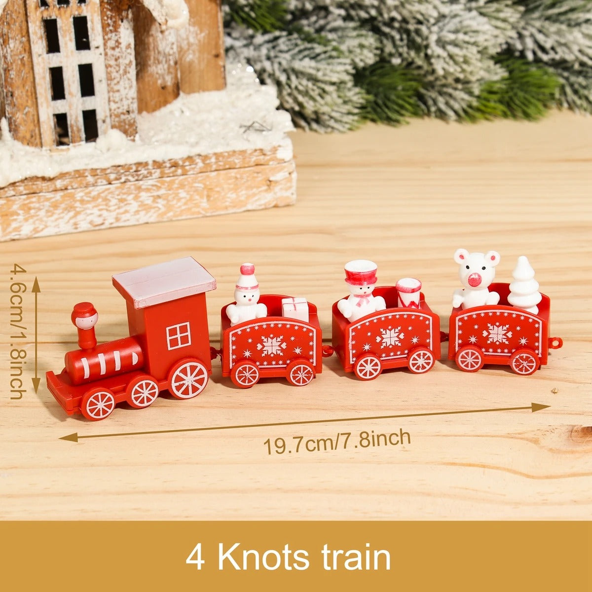 Wooden Christmas Train