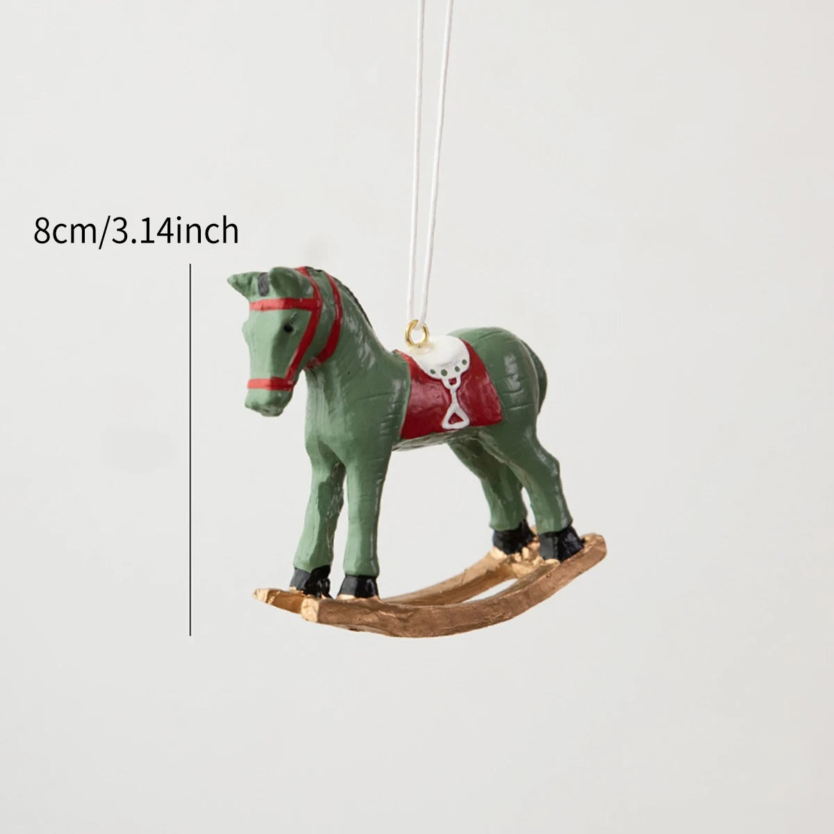 Rocking Horse Christmas Tree Decoration